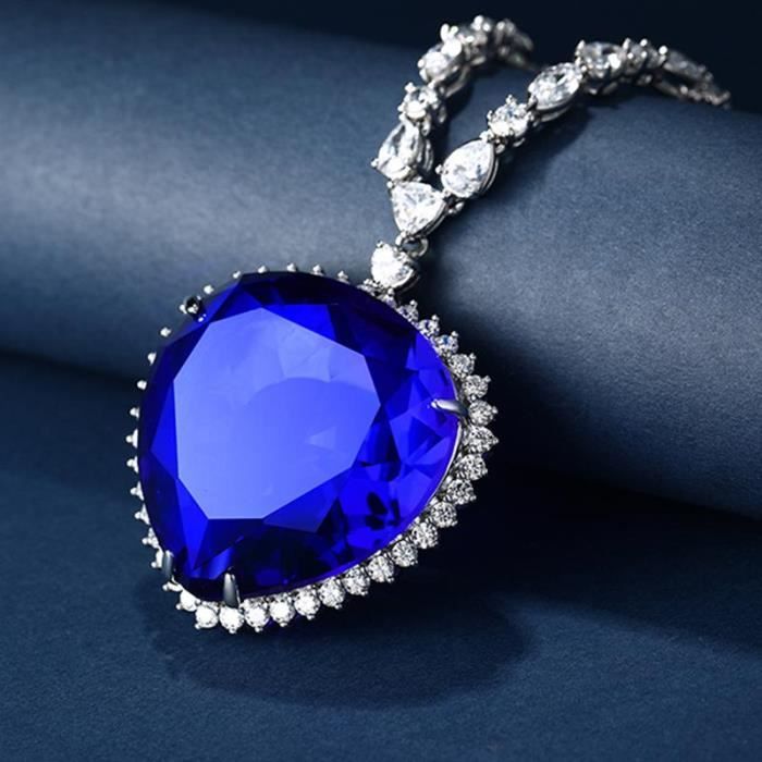 Collier Cœur De L'Océan - Réplique Du Célèbre Bijou Du Titanic, Neuf Avec écrin