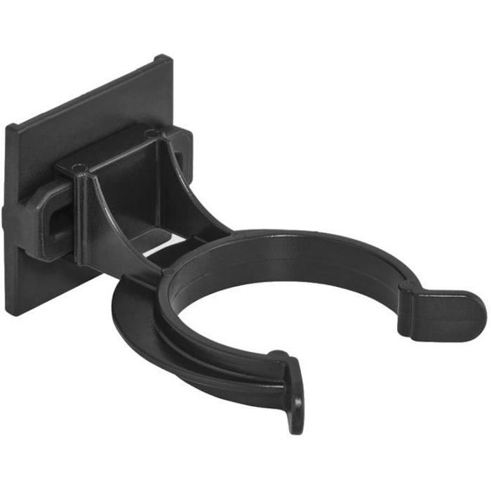 HOLZBRINK Clip de fixation pour socle de cuisine, clip pour pied de meuble  et plinthes, clip plastique HBK10, 100 mm, couleur noire