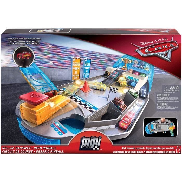 Circuit Jeu Voitures Disney Pixar Cars Flipper Mini Vehicules