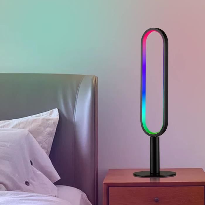 Euakee 40C LED Lape Ecran PC Lape De Bureau USB D'ordinateur RGB Light Bar, Accessoire Bureau