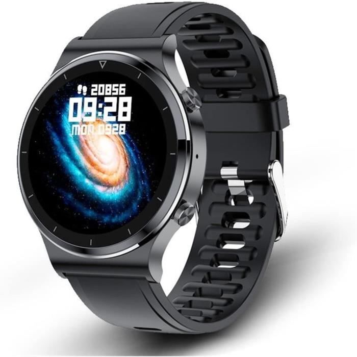 Seven S. p. a. A. Smartwatch Montre pour Homme, Femme, garçon, étanche, IP68, podomètre, Moniteur de Sommeil, Notifications d'appels et d'appels, Appareil GPS, Bleu Avion., Taglia Unica