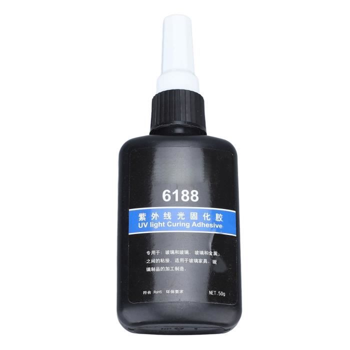 Résine UV transparente Résine UV colorée, facile à extruder, colle UV à