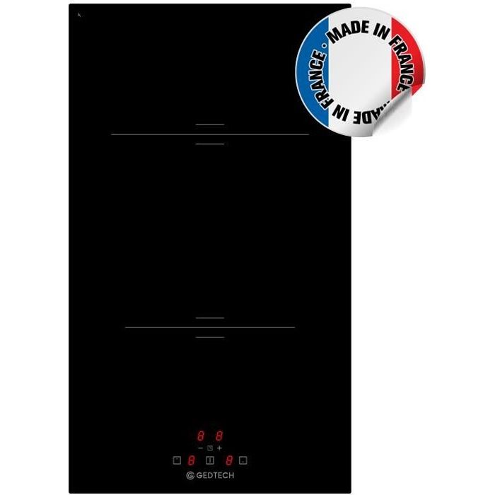 GEDTECH Plaque de cuisson induction encastrable GTI2Z2800 2 zones