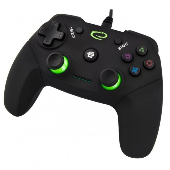 Manette de Jeu Esperanza GX550 Filaire Vibration Ergonomique