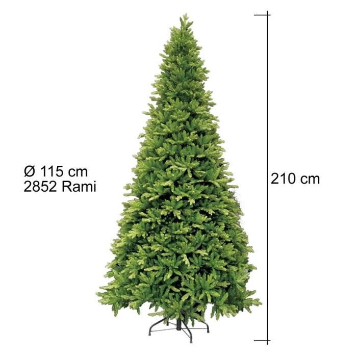Sapin de Noël Artificiel Réaliste Patagonie 210 Cm Cdiscount Maison