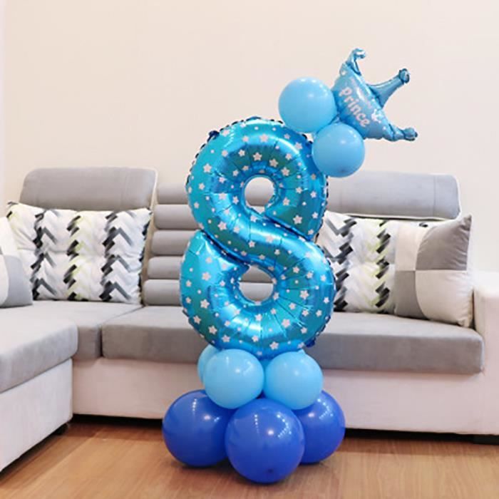 8 Ans Enfant Garcon Fille Fete D Anniversaire Decor Ballon De Papier D Aluminium De 32 Pouces Achat Vente Ballon Decoratif Cdiscount