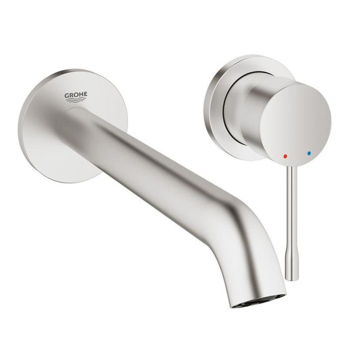 Mitigeur monocommande 2 trous lavabo Essence GROHE Taille Chrome Economie d'eau - vue 2