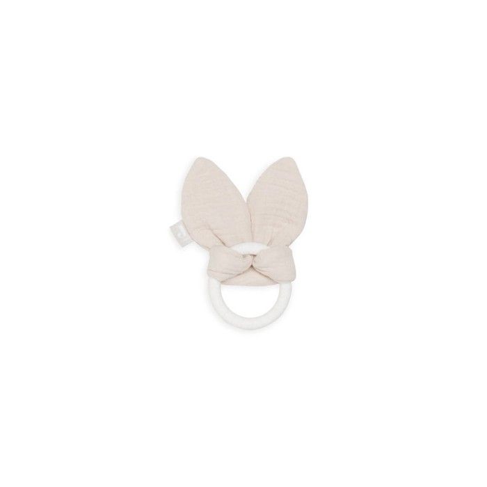 BEETHER Bavoir Silicone Hasny Ears Nougat - Avec Poche De Récupération
