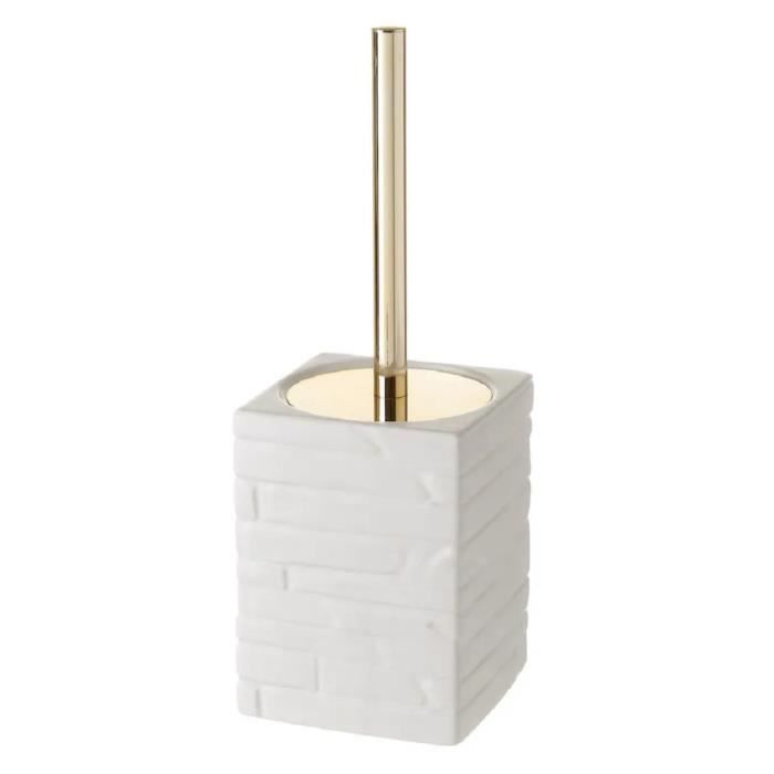 Solide Couleur Toilette En Céramique Brosse Et Support, Salle De Bains