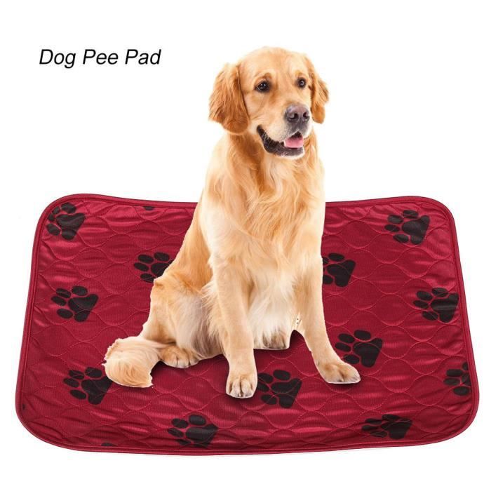 Kimiss Tapis D Urine De Lit De Coussin De Pipi De Chien Impermeable Reutilisable Pour Les Chiens De Compagnie Chats Rouge X Qin Cdiscount Maison