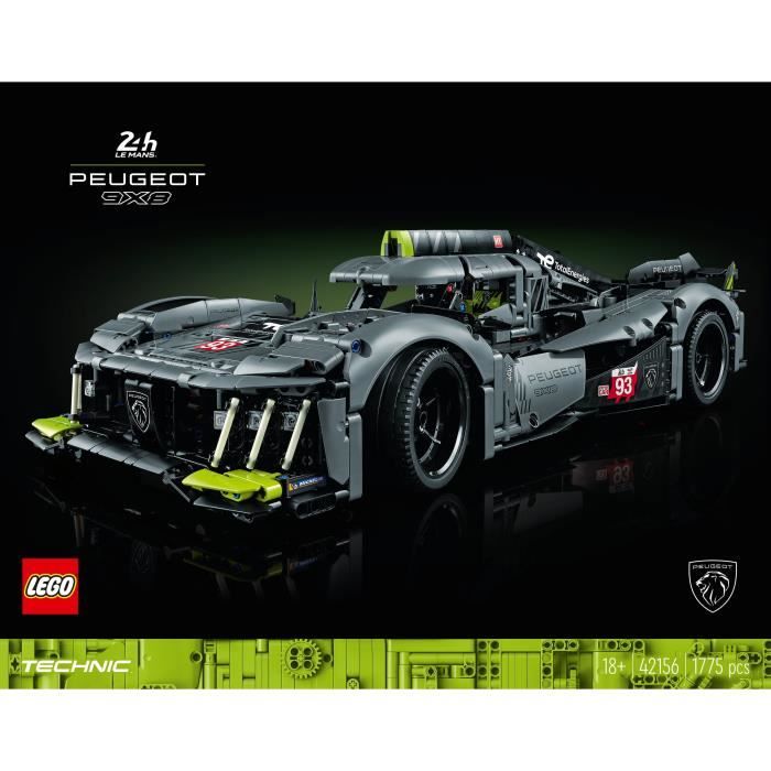 LEGO Technic Peugeot 9X8 24H Le Mans Hybride Hypercar (42156