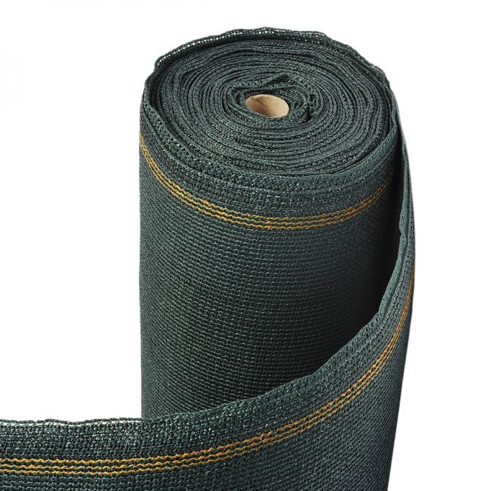 Duerer Brise vue occultant Noir pour Jardin Cloture 1.2m x 15.2m, 142g/m² HDPE Tissu 90% Occultant Anti-UV Brise D'intimité Clôture pour Terrasse Balcon avec attaches de câble zip - Noir