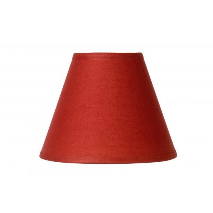 Lucide Shade Abat Jour Lampe O 16 Cm Klem Bordeaux 61009