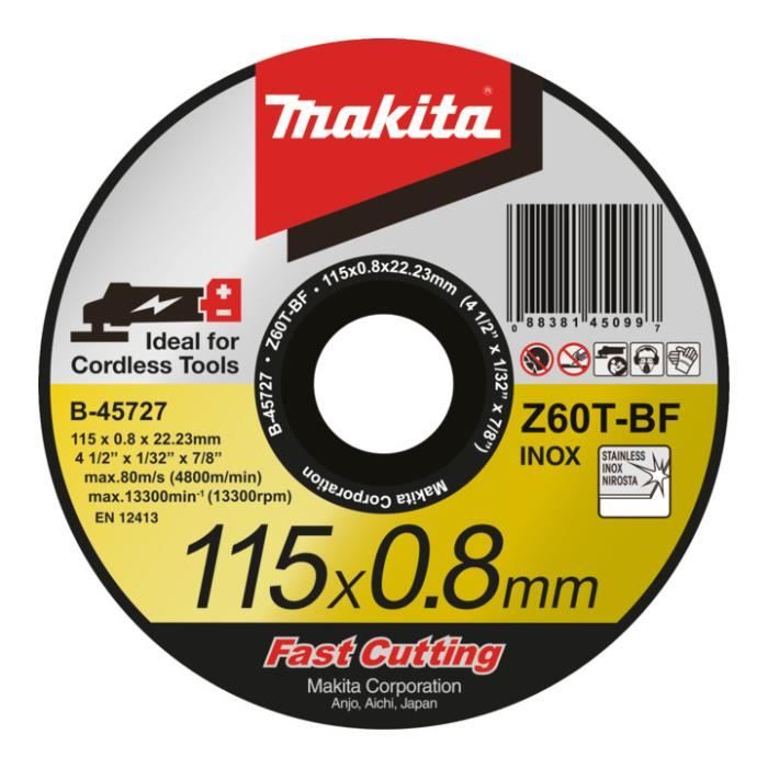 Disque à découper Makita INOX