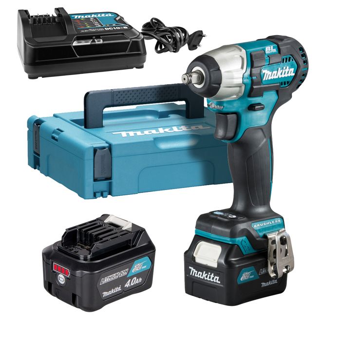Boulonneuse à chocs 12 V Li Ion 4 Ah 160 Nm MAKITA 2 batteries + chargeur en coffret TW160DSMJ - vue 2