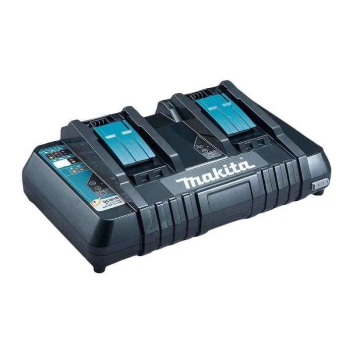 Chargeur rapide Makita DC18RD 2 ports 18V Li Ion 19 kg