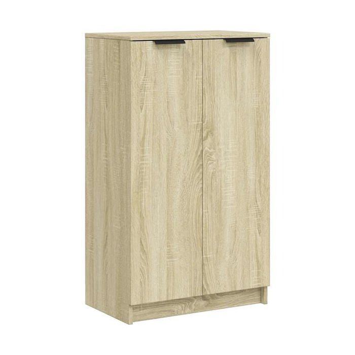 Armoire à chaussures - MOTHINESSTO - Chêne sonoma - Bois - 59x35x100.5 cm
