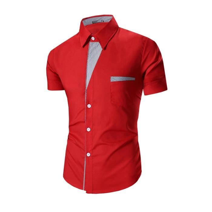 Chemise homme rouge clearance