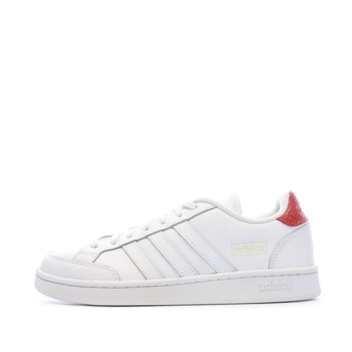 baskets bebe fille a scratch grand court adidas blanc baskets et