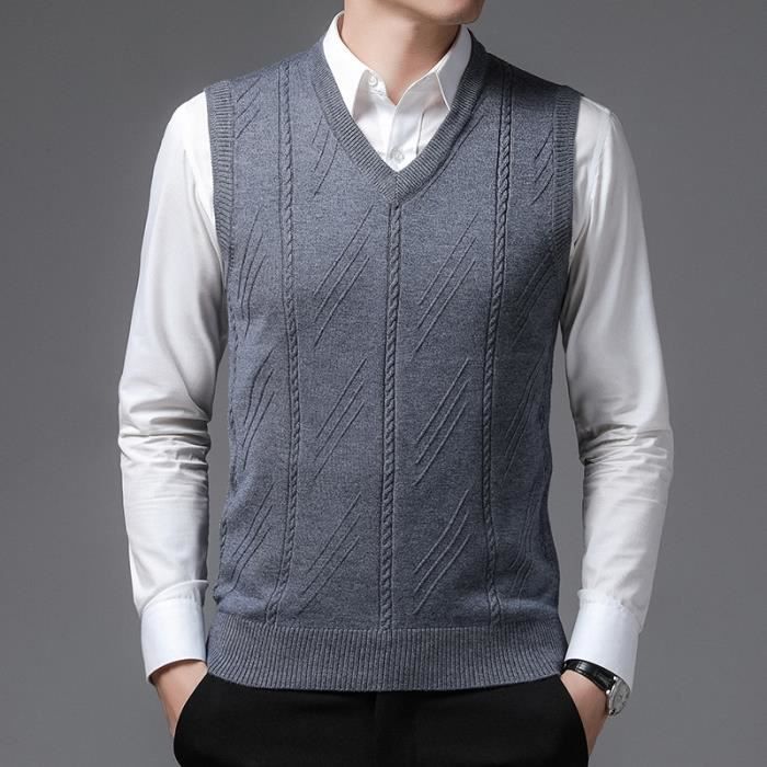 Gilet acrylique homme hotsell