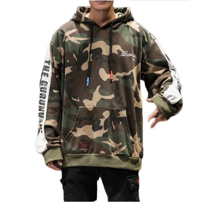 Pull camouflage homme hotsell