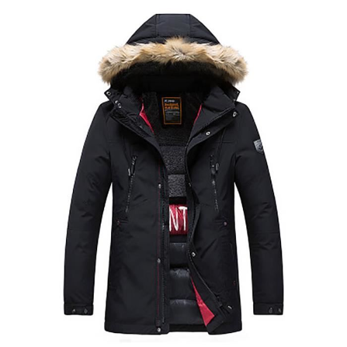 Parka homme grosse sale fourrure