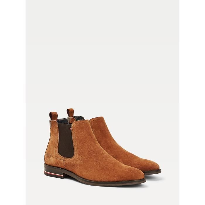 Bottines sales tommy homme