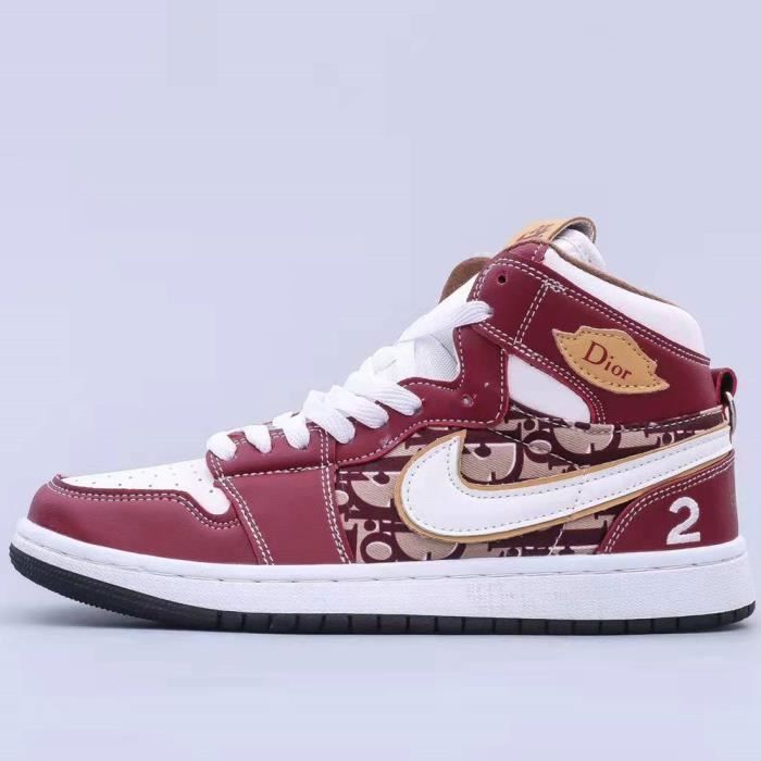 basket rouge femme pas cher