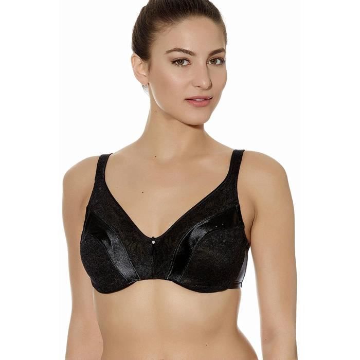 Ensemble Lingerie Honey Birdette Charlotta Noir - Soutien-gorge 40DD, String Taille L, Neuf Sans étiquettes