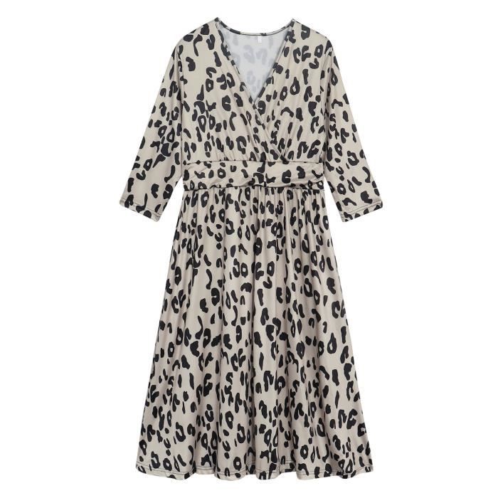 Robe Fille Arshiner - Mousseline à Volants - Manches Longues - Style Princesse - Taille 5-12 Ans