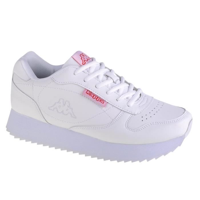 Chaussures KAPPA Base II Blanc - Femme/Adulte - Lacets - Synthétique - Plat