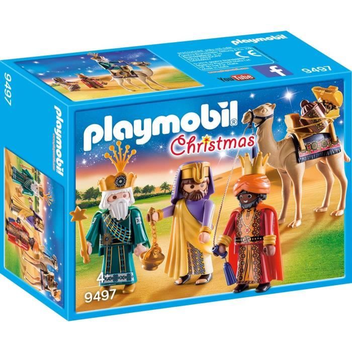 PLAYMOBIL 9497 - Rois mages - Mixte - A partir de 4 ans - Avec chameau et cadeaux