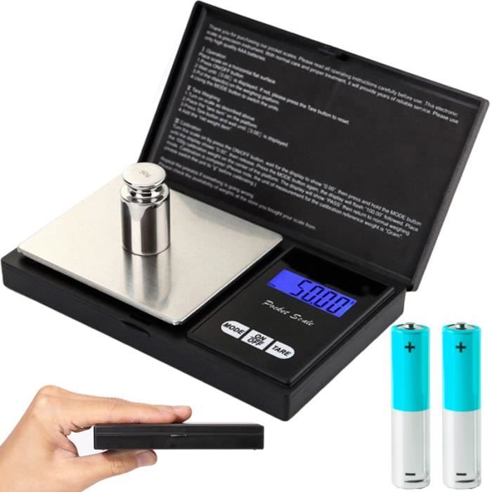 Retoo 200g/0.01g Digital Pocket Scale with Tare Function and LCD Display, Fine Scale, Gold Scale, Scale, Tablet Coin Scale, Food Scale