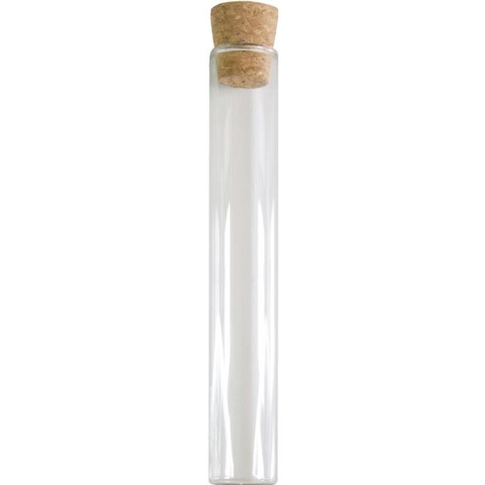 Tube à essai verre 15 ml avec bouchon vissé