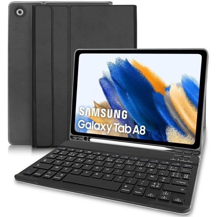 Case Pochette compatible avec Samsung Tab A8 (SM X205) 10.5 pouce Coque  pratique Noir à prix pas cher