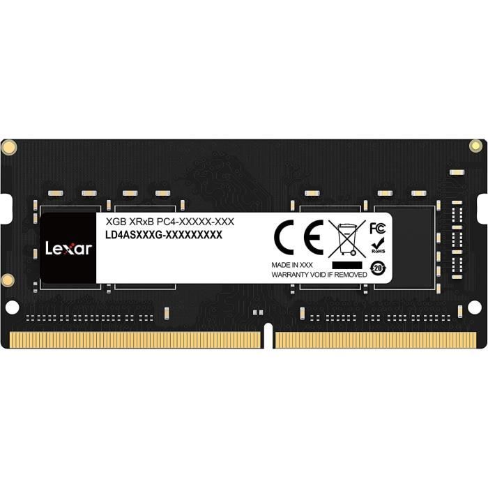 Ram de mémoire pour Ordinateur Portable SoDIMM PC312800 DDR3 1600MHz