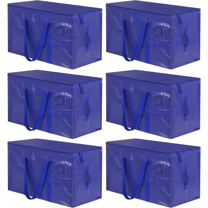 Sacs De Rangement Extra Larges Lot De 5 Sacs Organisateurs Imperméables Robustes Pour Voyage, Déménagement Et Rangement De Vêtements Saisonniers