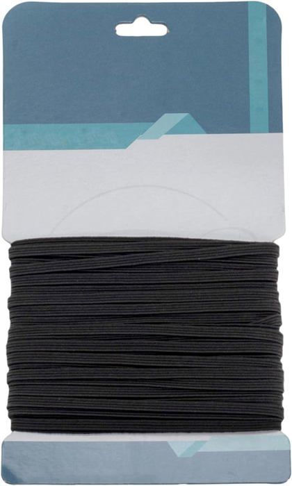Bande élastique Plate 8 Cm De Large, 1 Mètre De Long - Polyester, Couleur Bleu Marine - Pour Couture, Customisation - 8