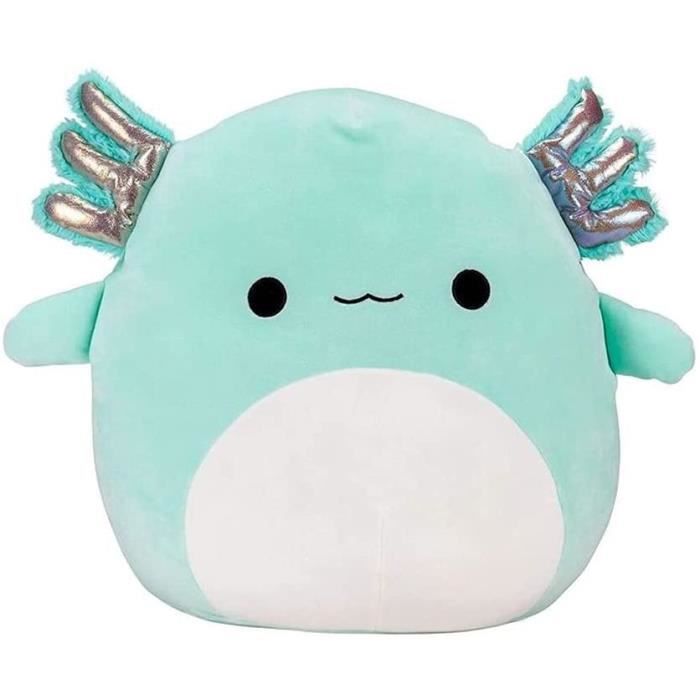 Yeqivo - Oreiller Long Axolotl En Peluche, 110 Cm, Bleu, Doux Et Câlin, Super Cadeau