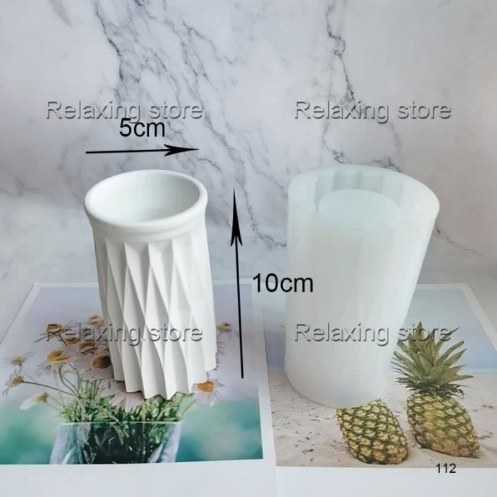 Moule à Pot De Fleurs En Silicone DIY - Pour Ciment, Béton, Créations 3D, Fabriqué En Chine