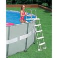 Echelle de sécurité pour piscine INTEX avec marches amovibles - 4 marches, plateforme-1