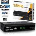 Tempo 4000 Decodeur TNT HD pour TV - Decodeurs TNT HD - TNT pour TV - Décodeur TNT HD Demodulateur TNT FULL HD Recepteur TNT HEVC-1