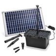 Kit pompe solaire bassin avec filtre - ESOTEC - Fountain Pro 875L-25W - Autonome et écologique - 1000L max-1