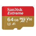 SANDISK Extreme Microsdhc 64Gb - Carte Micro SD avec adaptateur-1