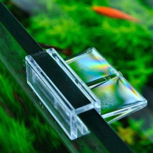 Support Flexible Pour Tuyau D'Aquarium - Lot De 2 Fixations Acrylique Transparent - Pour Tuyau ø 12-16mm