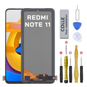 Pantalla táctil AMOLED de 6,43 pulgadas para Xiaomi Redmi Note 11, LCD