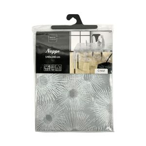 Newthinking Nappe PVC Imperméable Transparent 140x140 Cm - Protection Table Élégante, Anti-Taches Et Durable