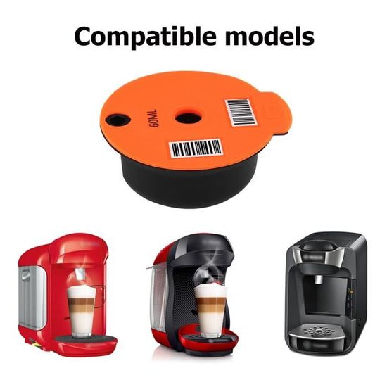 Capsules de café réutilisables Bosch 200/220ML, 60/180ML, pour Machine Tassimo  BOSCH, filtre rechargeable, tasse, dosette pour expresso