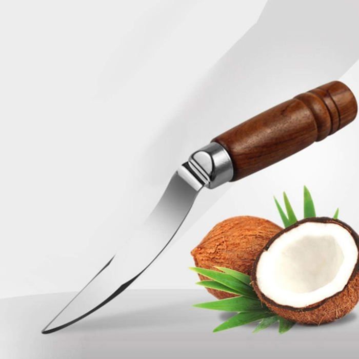 LINTAIZUO Machine Manuelle D'ouverture De Trous De Noix De Coco, Ouvre-Noix de Coco pour Jeunes Noix de Coco, Outil en Acier Inoxydable, ouvre-Noix de Coco,White