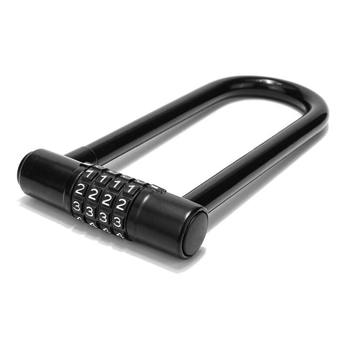 Chaîne Antivol Vélo Via Velo 7,5 Mm 5 Chiffres Réinitialisable - 0,9 M Robuste Avec Housse Protection Pour Vélo Moto Portail